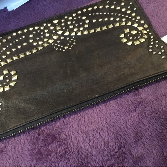 Michael Kors Gold Studded Wristlet - Picture 10 of 10
